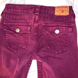 TRUE RELIGION Serena style skinny jeans women’s size 27